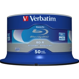 Verbatim BD-R SL 25GB 6X 50Pk Spindle